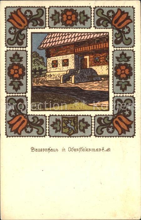 Steiermark Bauernhaus Kuenstlerkarte