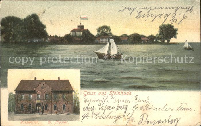 Steinhude Ratskeller Segelboote