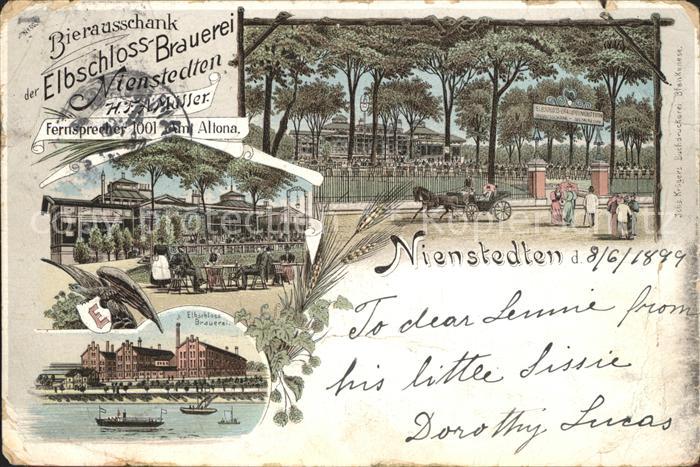 Nienstedten Elbschloss Brauerei Bierausschank