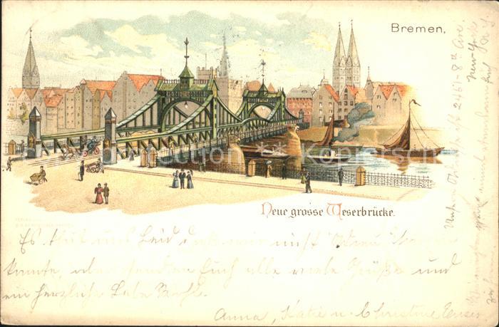BREMEN  CITY Neue Weserbruecke