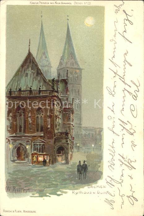 BREMEN  CITY Rathaus und Dom