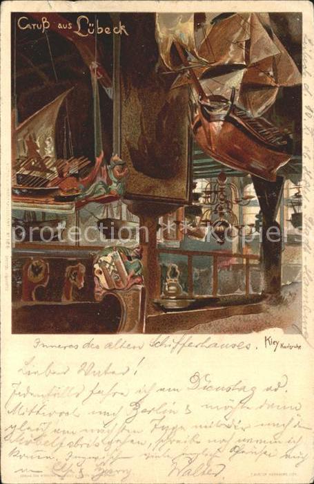 LueBECK  CITY Inneres des alten Schifferhauses