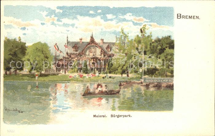 BREMEN  CITY Meierei Buergerpark