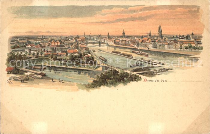 BREMEN  CITY Totalansicht