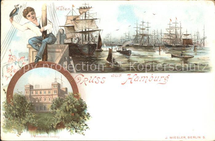 HAMBURG  CITY Hafenpartie Seewarte