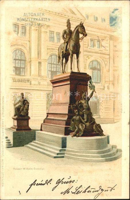 HAMBURG  CITY Kaiser Wilhelm Denkmal