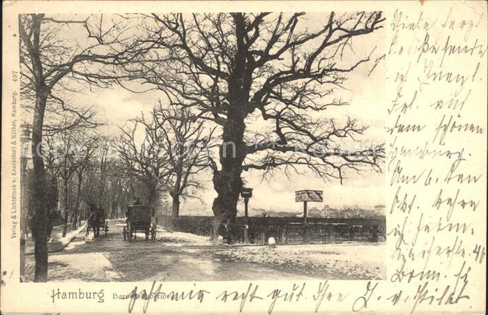 HAMBURG  CITY Harvelse Huderweg Pferdekutschen