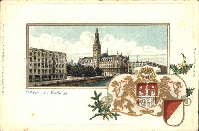 HAMBURG  CITY Rathaus Wappen