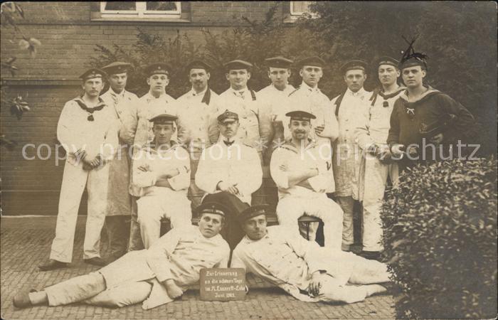 Lehe Dithmarschen Marine Lazarett Gruppenaufnahme