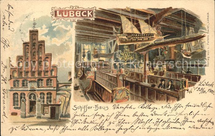 LueBECK  CITY Schifferhaus Inneres