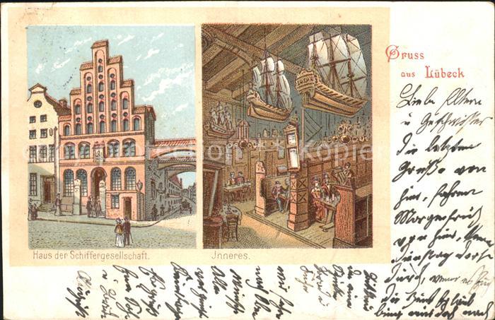 LueBECK  CITY Schifferhaus Inneres