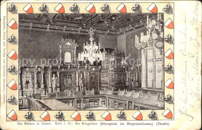 LueBECK  CITY Rathaus Sitzungssaal