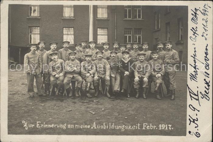 Cuxhaven Nordseebad Ausbildungskompanie Gruppenfoto