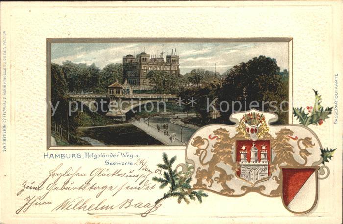 HAMBURG  CITY Helgolaenderweg und Seewarte