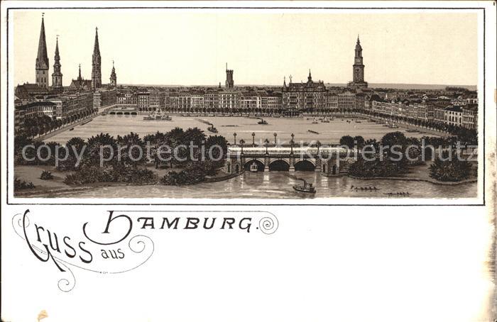 HAMBURG  CITY Alsterarkaden