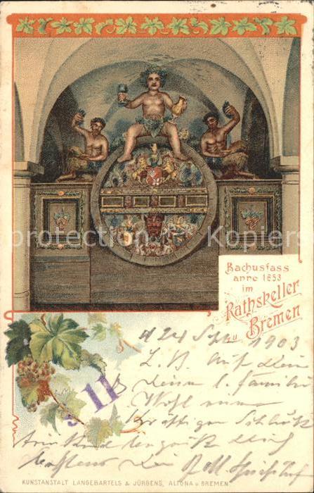 BREMEN  CITY Rathskeller Bacchusfass