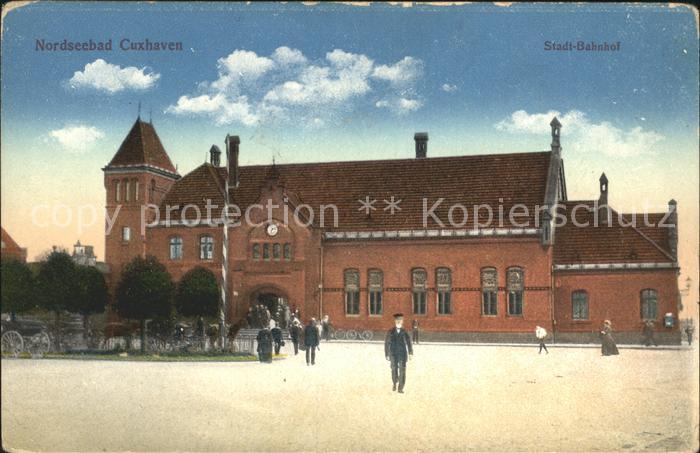 Cuxhaven Nordseebad Stadt Bahnhof