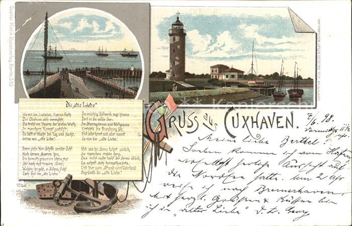 Cuxhaven Nordseebad Alte Liebe Leuchtturm