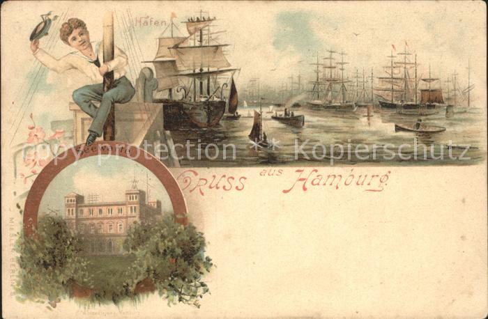 HAMBURG  CITY Hafenpartie Seewarte