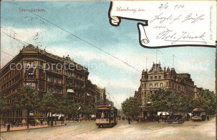 HAMBURG  CITY Steindamm Strassenbahnen