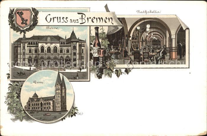 BREMEN  CITY Boerse Rathskeller Dom