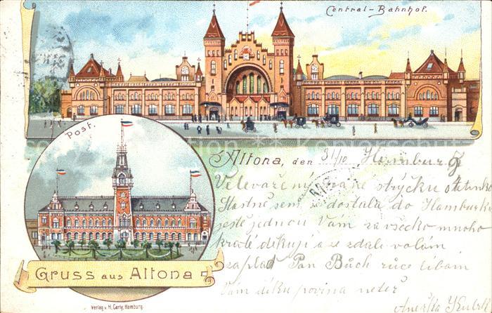 HAMBURG  CITY Central Bahnhof Post Altona