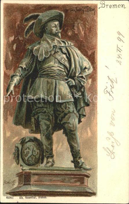 BREMEN  CITY Gustav Adolf Denkmal