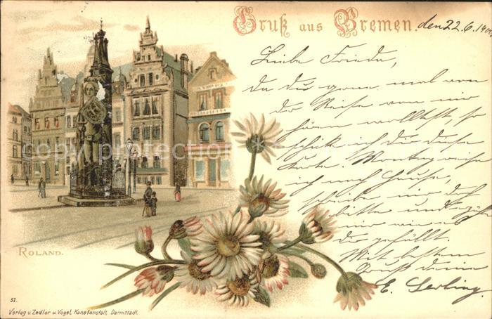 BREMEN  CITY Roland Statue