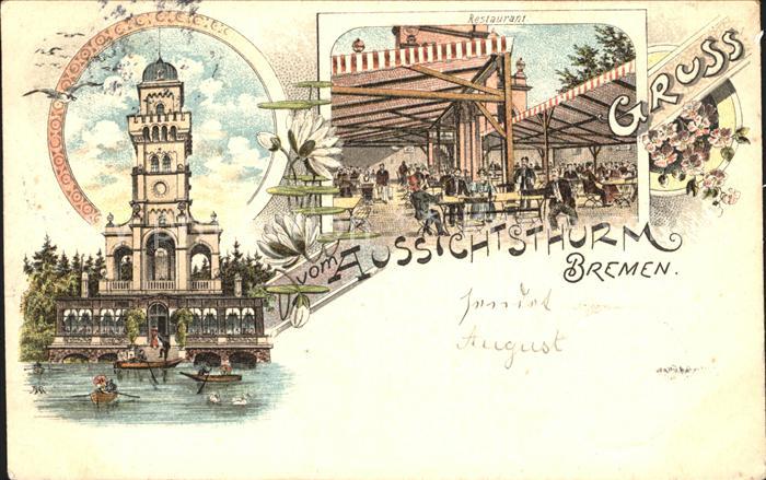 BREMEN  CITY Aussichtsthurm Restaurant