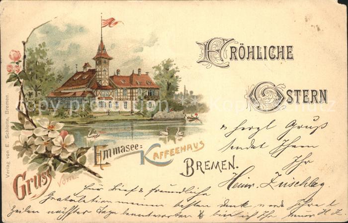 BREMEN  CITY Kaffeehaus am Emmasee
