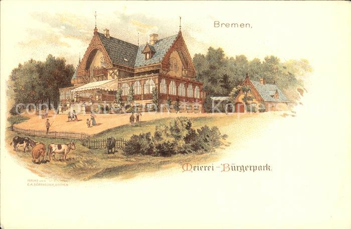 BREMEN  CITY Meierei Buergerpark