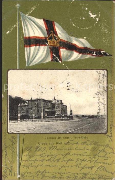 KIEL  CITY Clubhaus des Kaiserlichen Yachtclubs