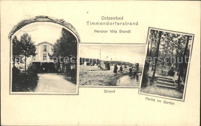 Timmendorfer Strand Pension Villa Brandt Strand Gartenpartie