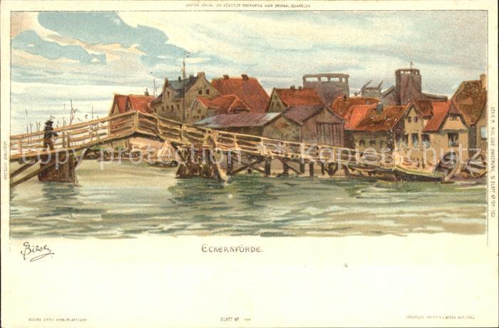 ECKERNFoeRDE Ostseebad Teilansicht Seebruecke