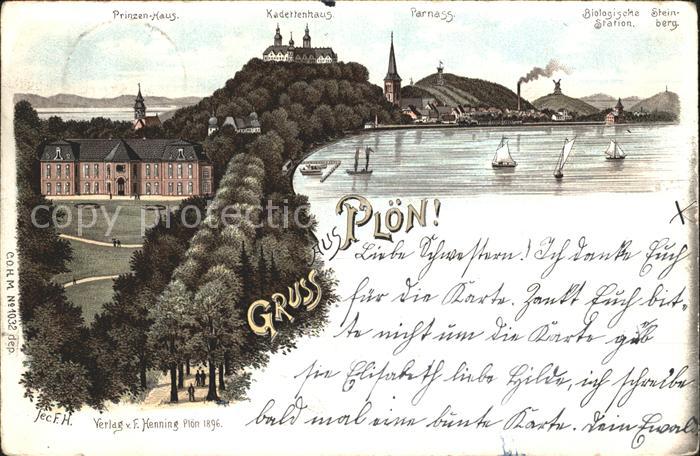 Ploen See Prinzenhaus Kadettenhaus Parnass Biol Station Steinberg