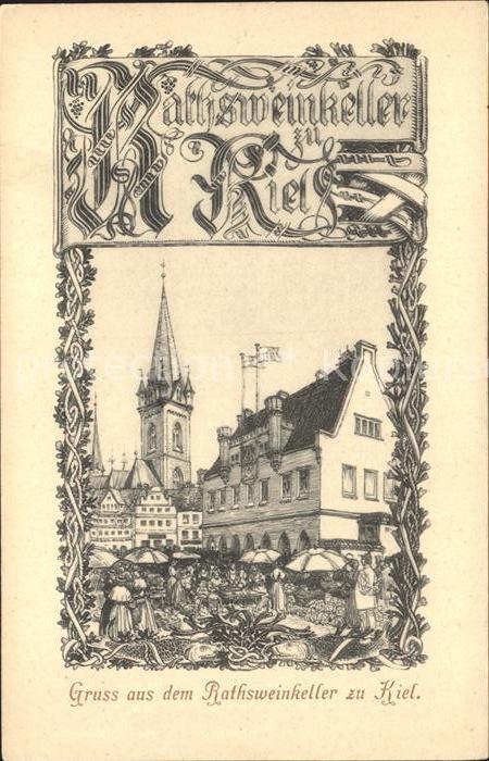 KIEL  CITY Rathsweinkeller Marktplatz