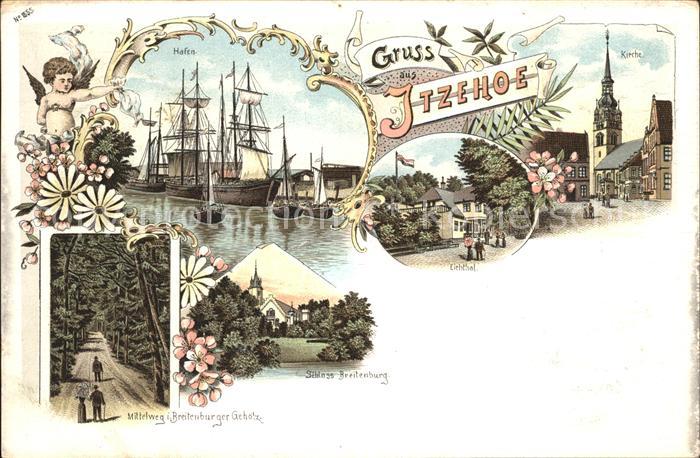 Itzehoe Hafen Kirche Schloss Breitenburg Waldweg