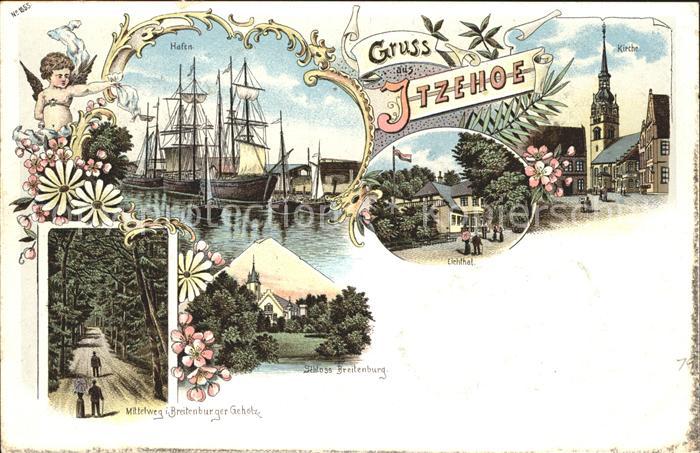 Itzehoe Hafen Kirche Eichthal Mittelweg Breitenburger Gehoelz Schloss Breitenbur