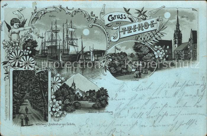 Itzehoe Hafen Kirche Eichthal Mittelweg Breitenburger Gehoelz Schloss Breitenbur