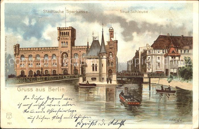 BERLIN  CITY Staedt Sparkasse Neue Schleuse