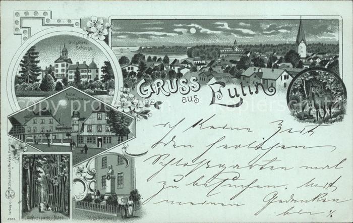 Eutin Schleswig-Holstein Stadtansicht Grossherzogl Schloss Hotel Voss Haus mit D