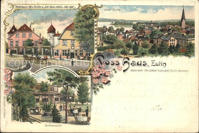 Eutin Vosshaus Gartenansicht Stadtblick