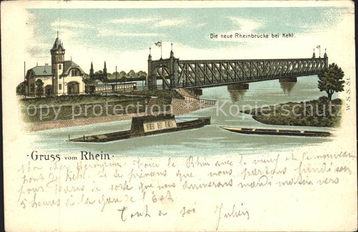 Kehl Rhein Neue Rheinbruecke