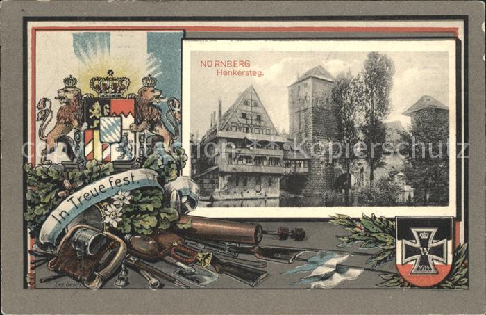 NueRNBERG  CITY Henkersteg Waffen Wappen