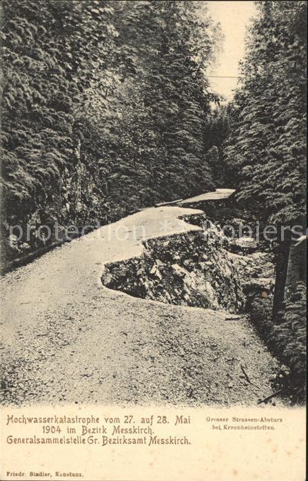 Messkirch Hochwasserkatastrophe Mai 1904