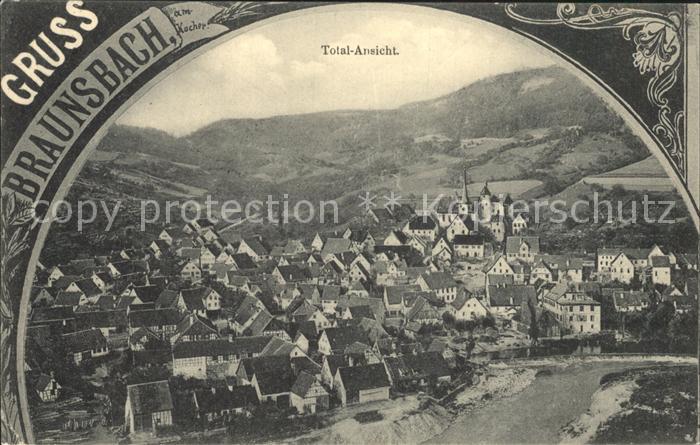 Braunsbach Wuerttemberg Totalansicht
