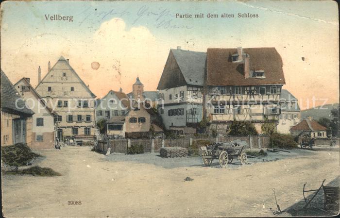 Vellberg Dorfpartie Altes Schloss