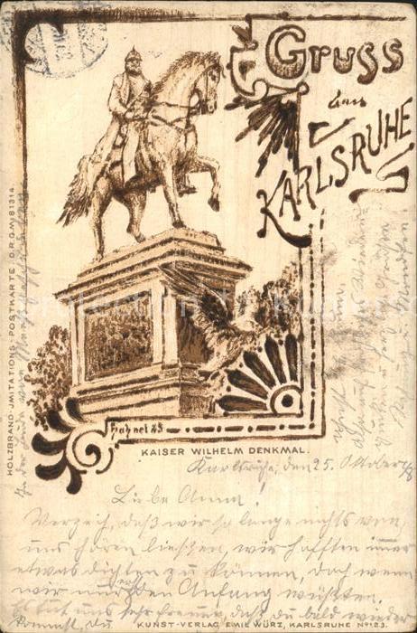 Karlsruhe Kaiser Wilhelm Denkmal