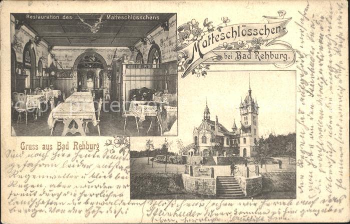 Bad Rehburg Matteschloesschen Restauration