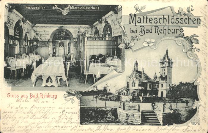 Bad Rehburg Matteschloesschen Restauration
